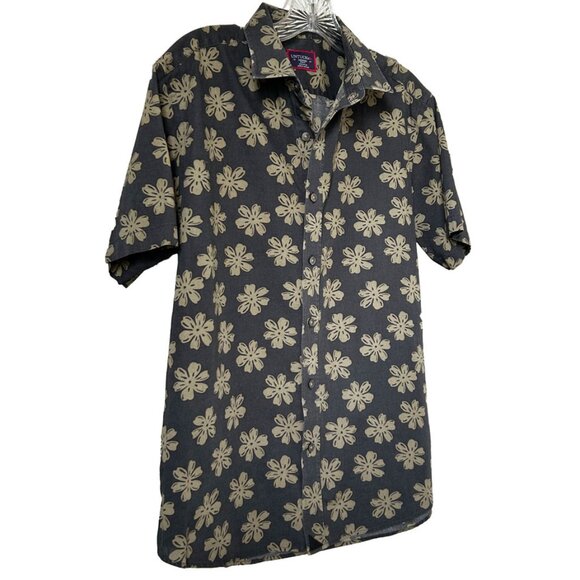 UNTUCKit Blue Floral Casual Button Down Shirt - Picture 3 of 10